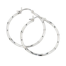 Michael hill silver hoops Clearance