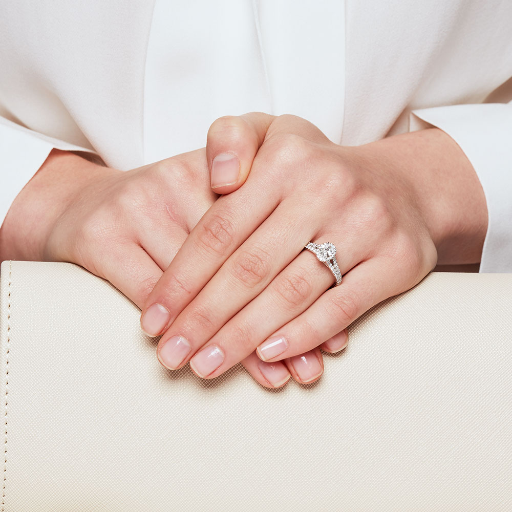 Sir Michael Hill Designer GrandAllegro Engagement Ring with 1.03 Carat