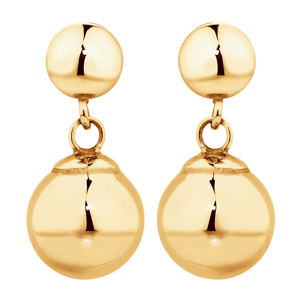 Drop Earrings in 10kt Yellow Gold