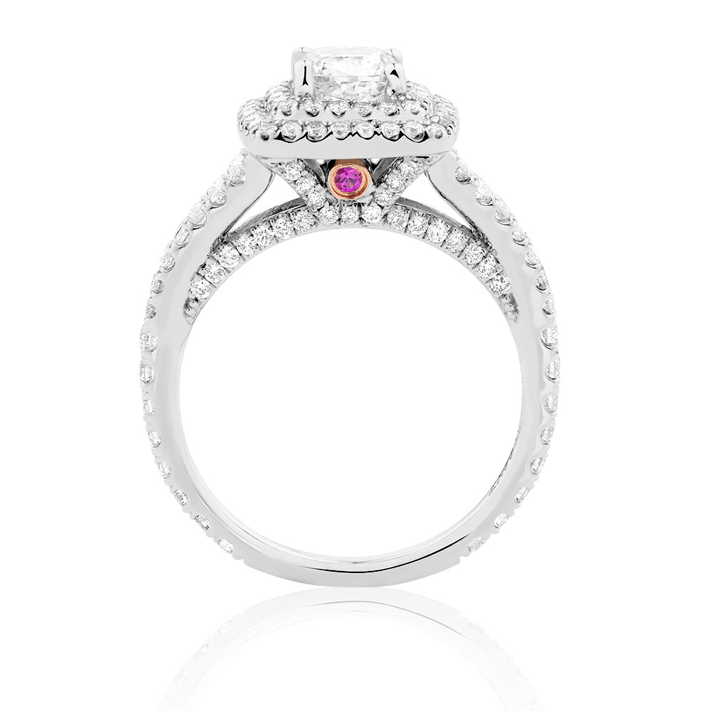 Sir Michael Hill Designer GrandArpeggio Engagement Ring with 1.95 Carat