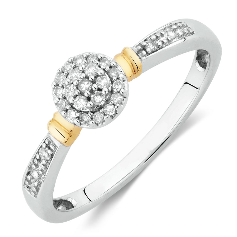 Kt White Gold Ring With Diamonds Mhj Kt White Gold Ring With Diamonds Mhj