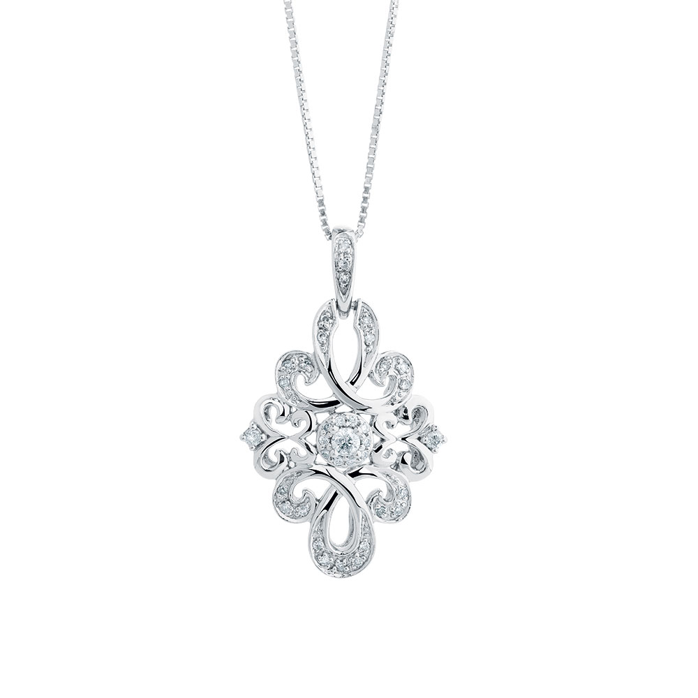 Online Exclusive Michael Hill Designer Pendant with 0.16 Carat TW of
