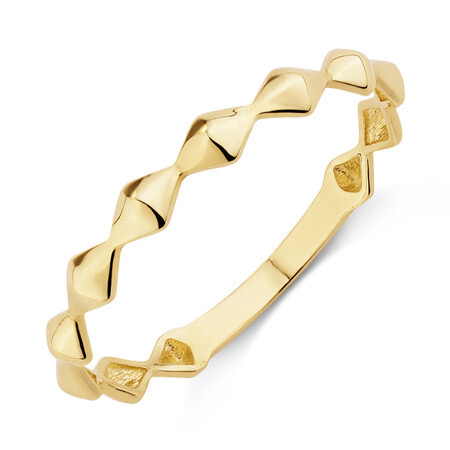 Edge Ring in 10kt Yellow Gold Edge Ring in 10kt Yellow Gold