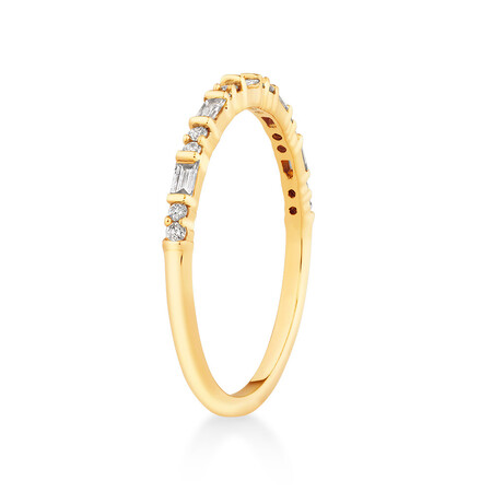 Evermore Wedding Band with 0.20 Carat TW of Diamonds in 10kt Yellow Gold Evermore Wedding Band with 0.20 Carat TW of Diamonds in 10kt Yellow Gold