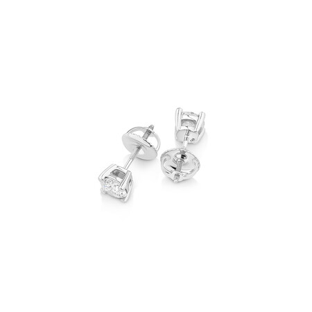0.80 Carat TW Laboratory-Created Diamond Stud Earrings in 14kt White Gold 0.80 Carat TW Laboratory-Created Diamond Stud Earrings in 14kt White Gold