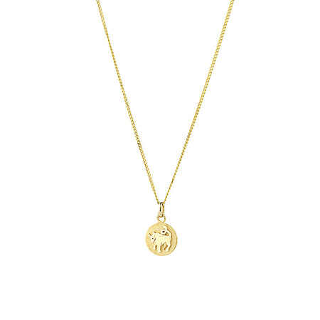 Taurus Zodiac Pendant in 10kt Yellow Gold Taurus Zodiac Pendant in 10kt Yellow Gold