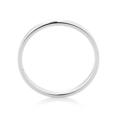 Lite Half Round Wedding Band in Platinum Lite Half Round Wedding Band in Platinum