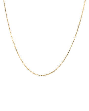 45cm (18") Diamond Cut Rolo Chain in 18kt Yellow Gold 45cm (18") Diamond Cut Rolo Chain in 18kt Yellow Gold
