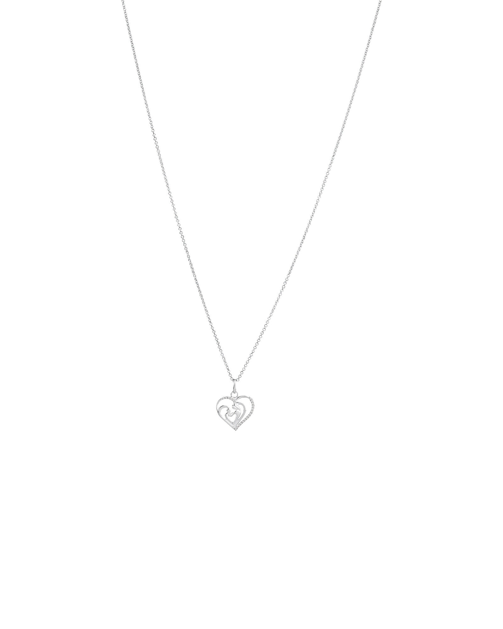 Mother and child pendant white gold store