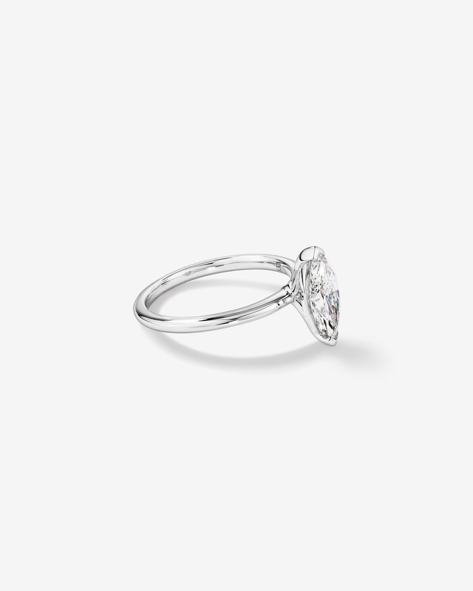1.25 Carat TW Marquise Laboratory-Grown Diamond Solitaire Engagement Ring in 14kt Gold