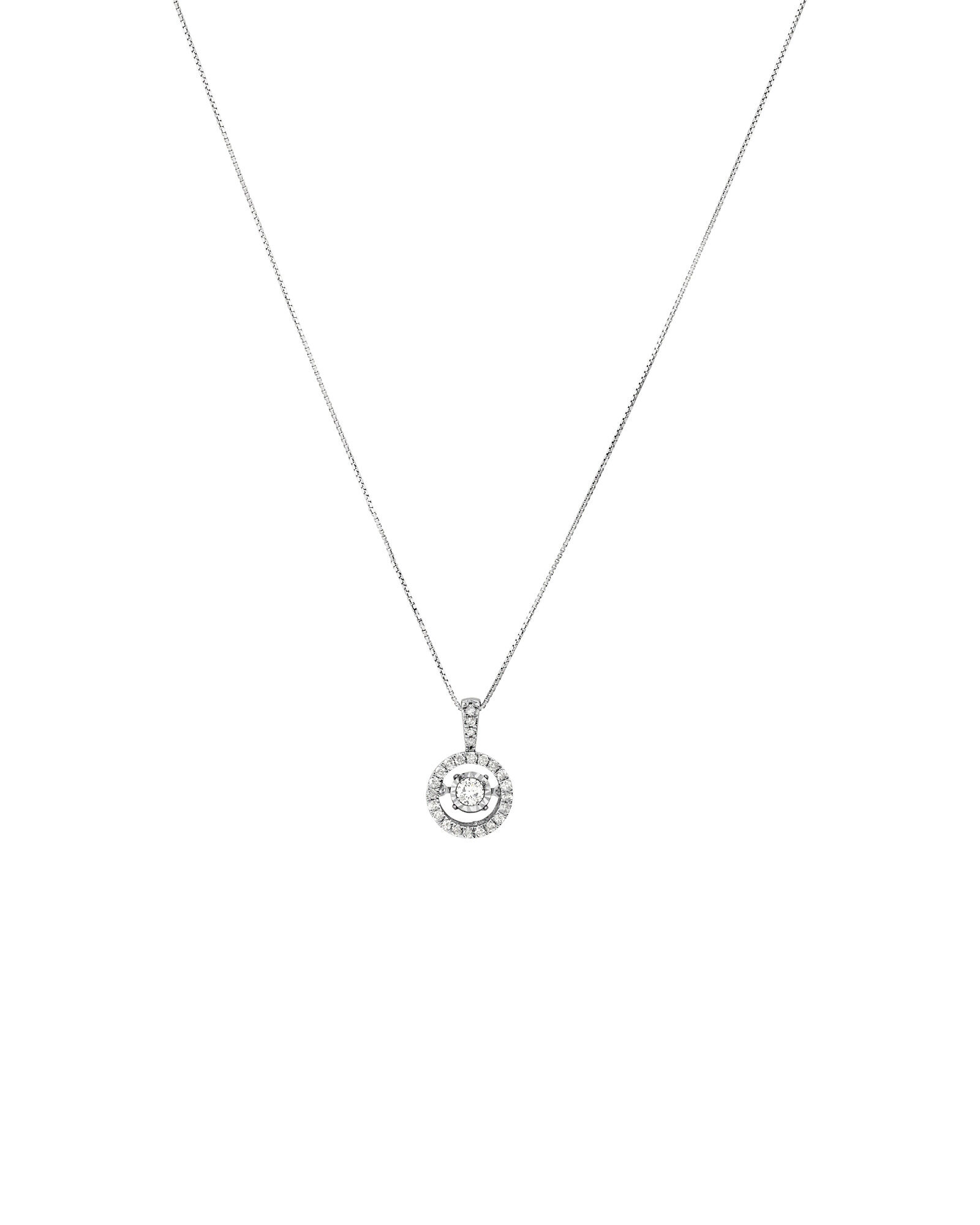 Everlight Pendant with 0.33 Carat TW of Diamonds in 10kt White Gold