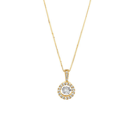 Everlight Pendant with 1/4 Carat TW of Diamonds in 10kt Yellow Gold Everlight Pendant with 1/4 Carat TW of Diamonds in 10kt Yellow Gold
