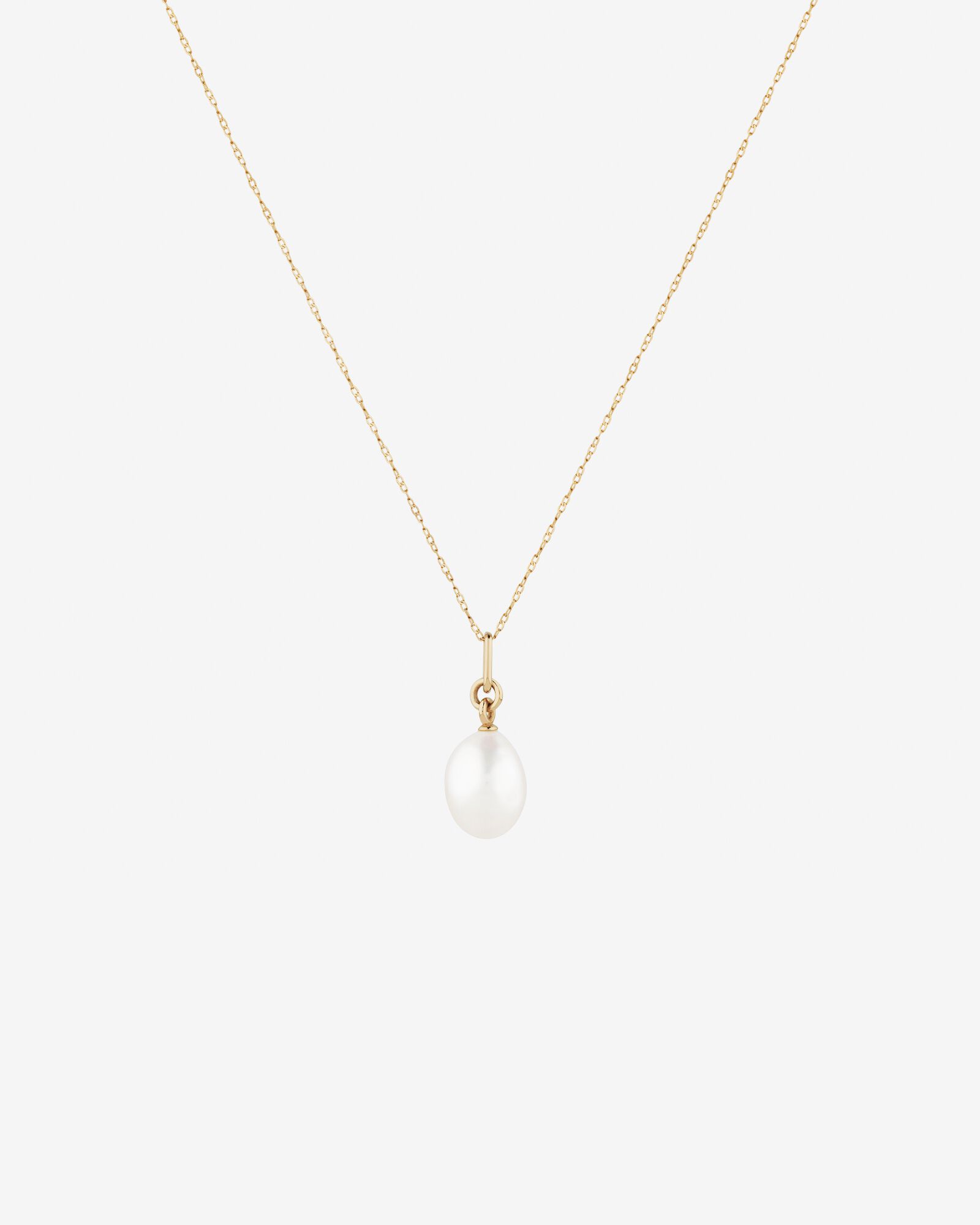 Pendant with Cultured Freshwater Baroque Pearl in 10kt Yellow Gold