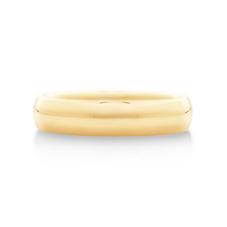 5mm High Domed Wedding Band in 10kt Yellow Gold 5mm High Domed Wedding Band in 10kt Yellow Gold