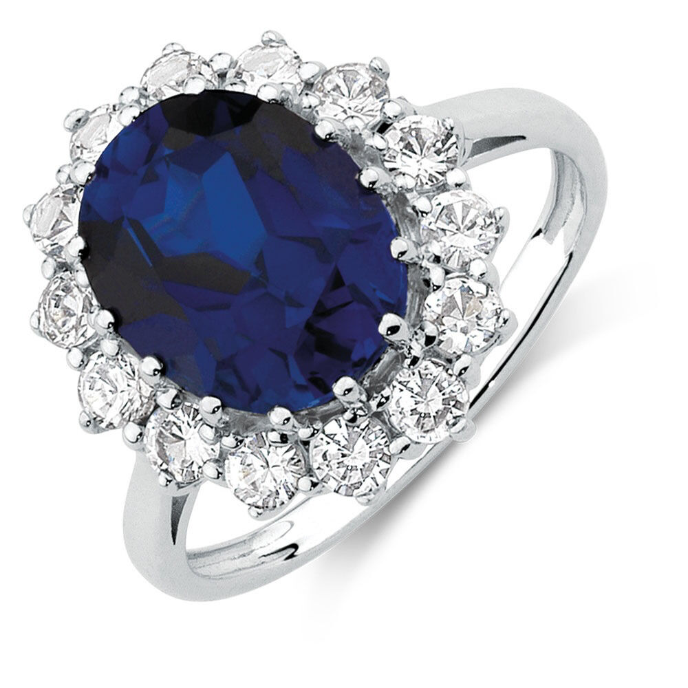 Michael Hill Blue Sapphire Ring 2024 www.alhudapk