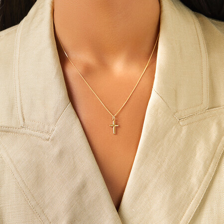 Cross Pendant in 10kt Yellow Gold Cross Pendant in 10kt Yellow Gold