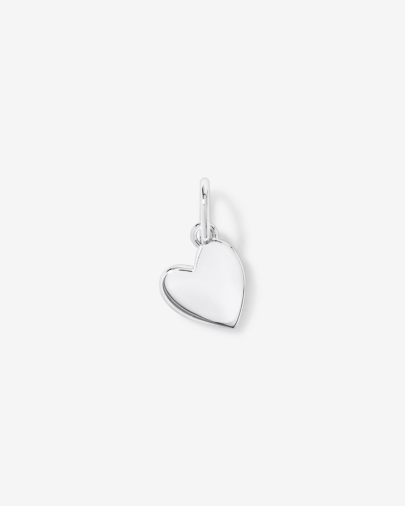 Red Heart Pendant in Sterling Silver