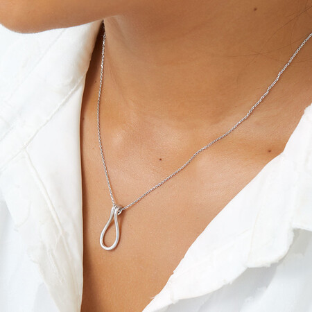 Loop Pendant In Sterling Silver Loop Pendant In Sterling Silver