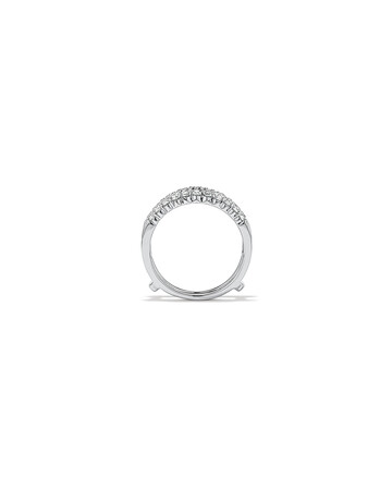 Enhancer Ring with 0.70 Carat TW of Diamonds in 14kt White Gold Enhancer Ring with 0.70 Carat TW of Diamonds in 14kt White Gold