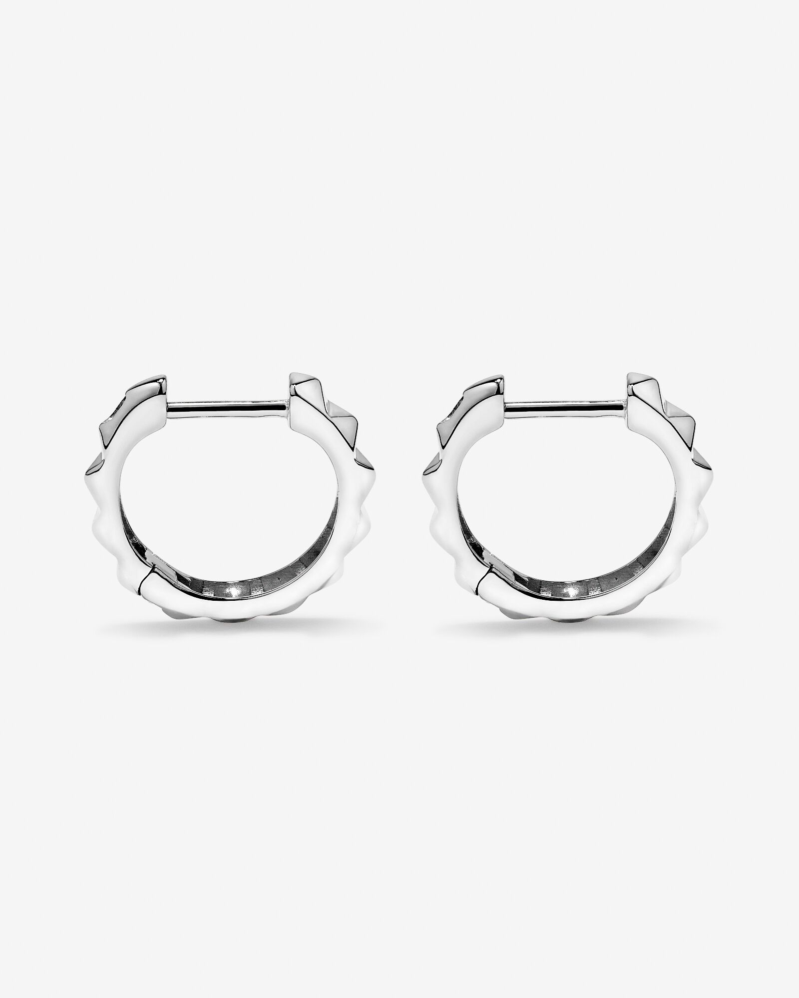 Signature Connect Huggie Earrings in Sterling Silver