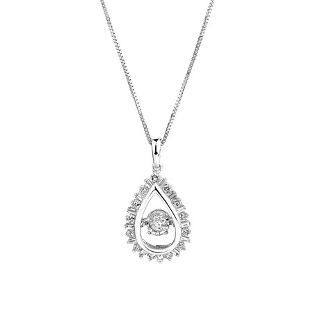 Everlight Pendant with 0.38 Carat TW Of Diamonds in 10kt White Gold Everlight Pendant with 0.38 Carat TW Of Diamonds in 10kt White Gold