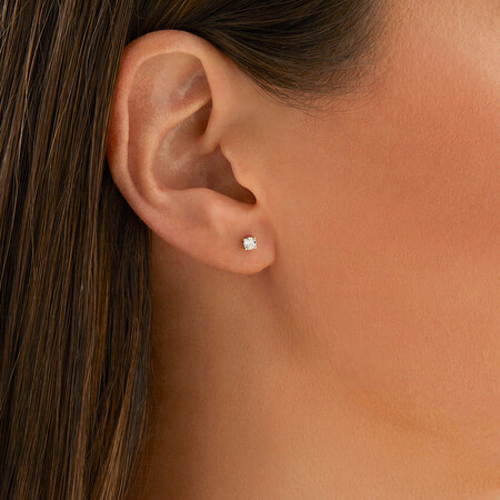 Classic Stud Earrings with 0.18 Carat TW of Diamonds in 10kt Yellow Gold Classic Stud Earrings with 0.18 Carat TW of Diamonds in 10kt Yellow Gold