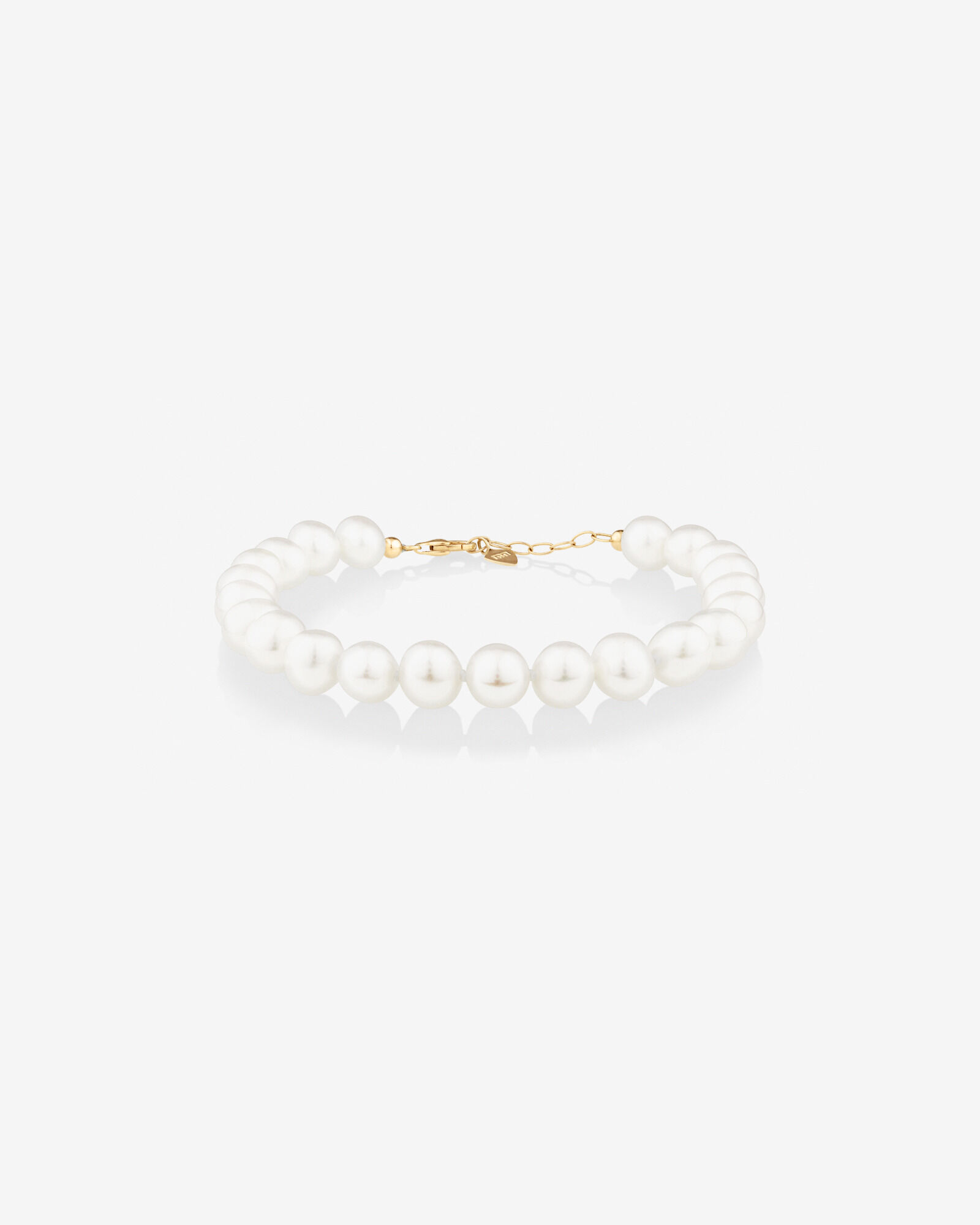 Cultured Freshwater Pearl Bracelet in 10kt Yellow Gold