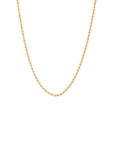 60cm (24") Hollow Rope Chain in 10kt Yellow Gold 60cm (24") Hollow Rope Chain in 10kt Yellow Gold