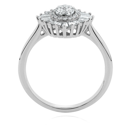 Evermore Engagement Ring with 5/8 Carat TW of Diamonds in 10kt White Gold Evermore Engagement Ring with 5/8 Carat TW of Diamonds in 10kt White Gold
