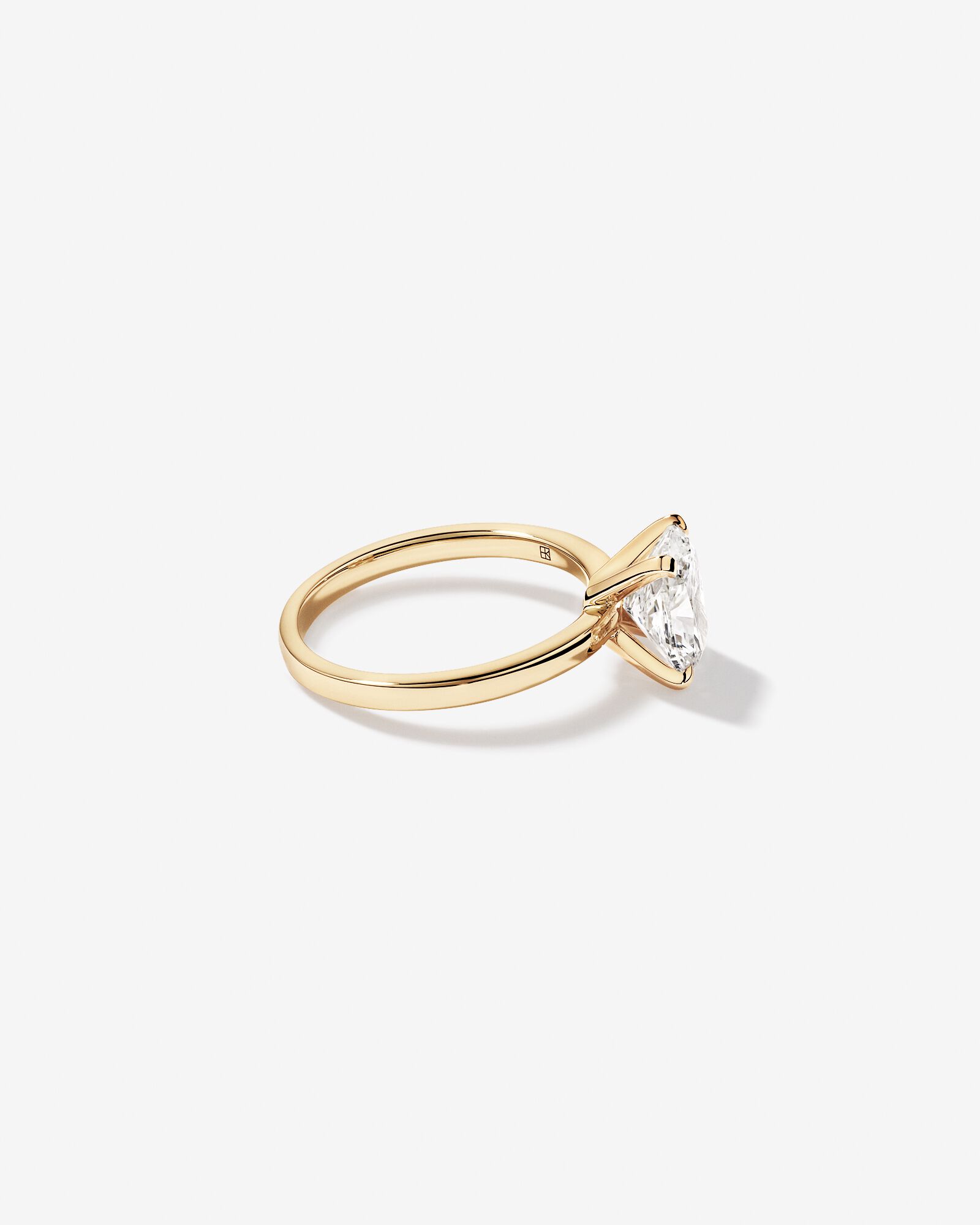 2.00 Carat TW Elongated Cushion Cut Lab-Grown Diamond Solitaire Engagement Ring in 14kt Yellow Gold