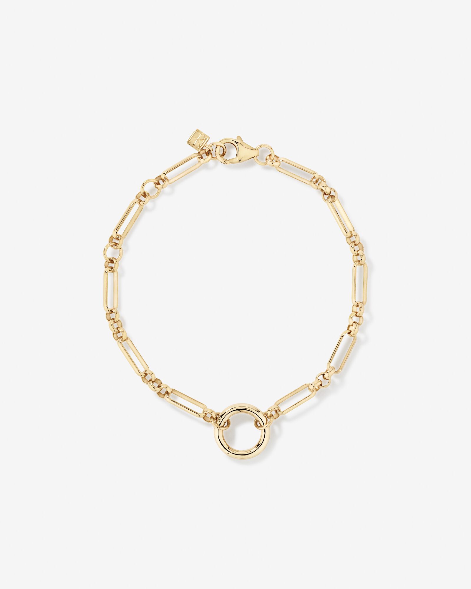 18cm (7.1") Solid Open Bracelet in 10kt Yellow Gold