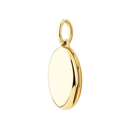 Small Oval Locket in 10kt Yellow Gold Small Oval Locket in 10kt Yellow Gold