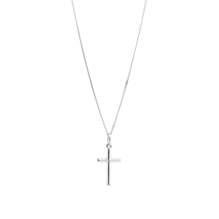 Cross Pendant in 10kt White Gold Cross Pendant in 10kt White Gold