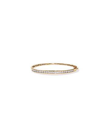 Bangle with 2 Carat TW Of Diamonds in 10kt Yellow Gold Bangle with 2 Carat TW Of Diamonds in 10kt Yellow Gold