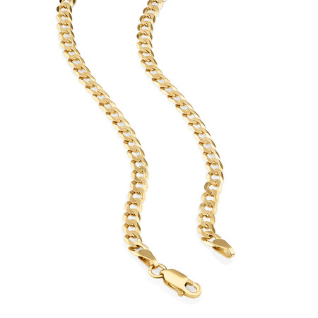 55cm (22") Curb Chain in 10kt Yellow Gold 55cm (22") Curb Chain in 10kt Yellow Gold