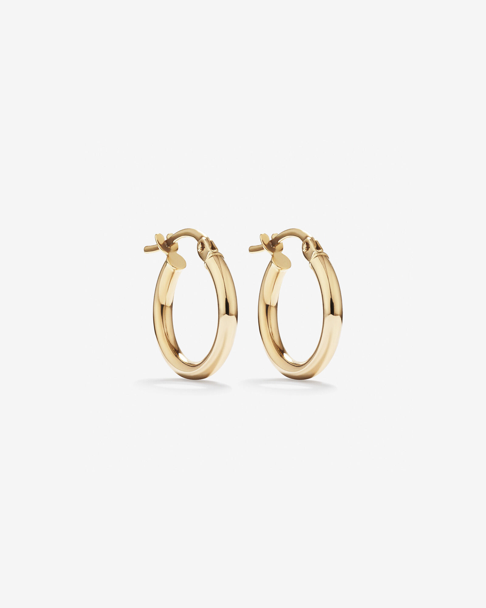 10mm Hoop Earrings 10kt Yellow Gold
