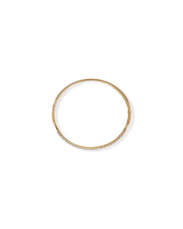 Bangle With 1 Carat TW Of Diamonds In 10kt Yellow Gold Bangle With 1 Carat TW Of Diamonds In 10kt Yellow Gold