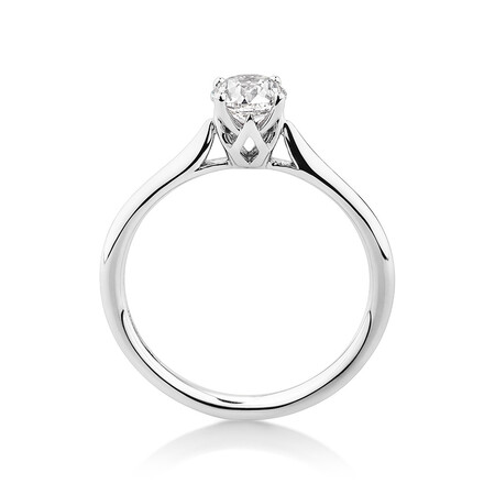 Southern Star Solitaire Engagement Ring with a 0.70 Carat TW Diamond in 14kt White Gold Southern Star Solitaire Engagement Ring with a 0.70 Carat TW Diamond in 14kt White Gold
