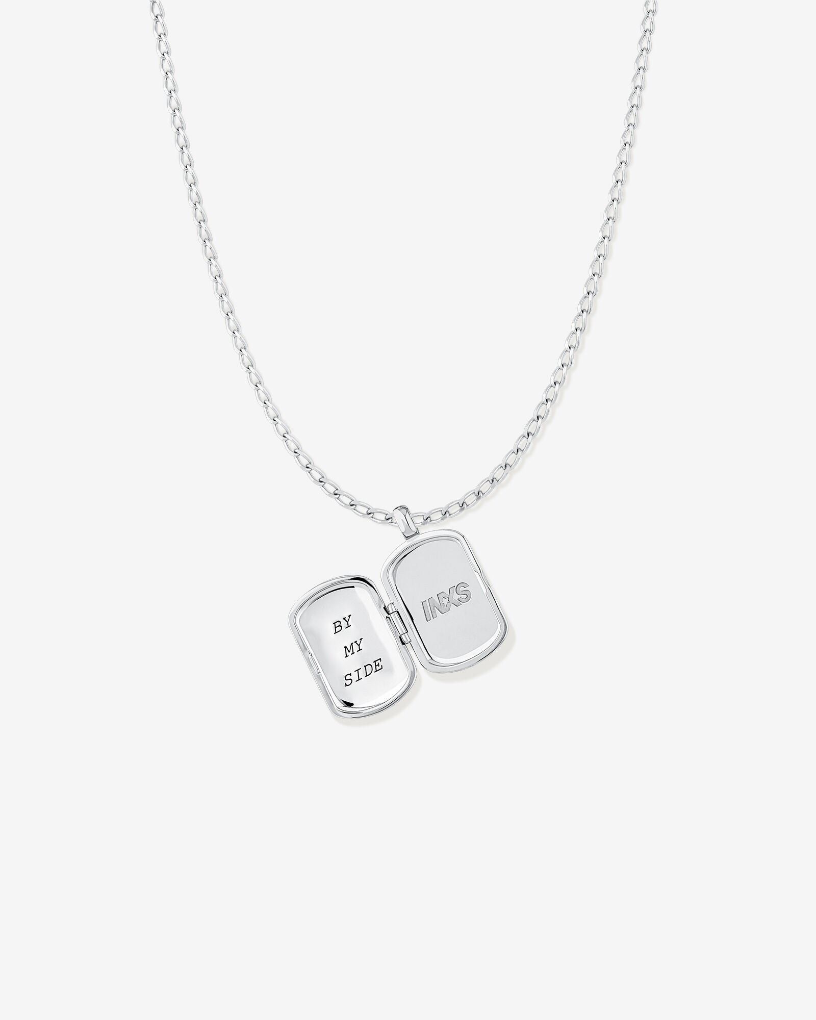 INXS By My Side Locket Pendant with Chain in Recycled Sterling Silver