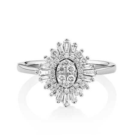 Evermore Engagement Ring with 5/8 Carat TW of Diamonds in 10kt White Gold Evermore Engagement Ring with 5/8 Carat TW of Diamonds in 10kt White Gold