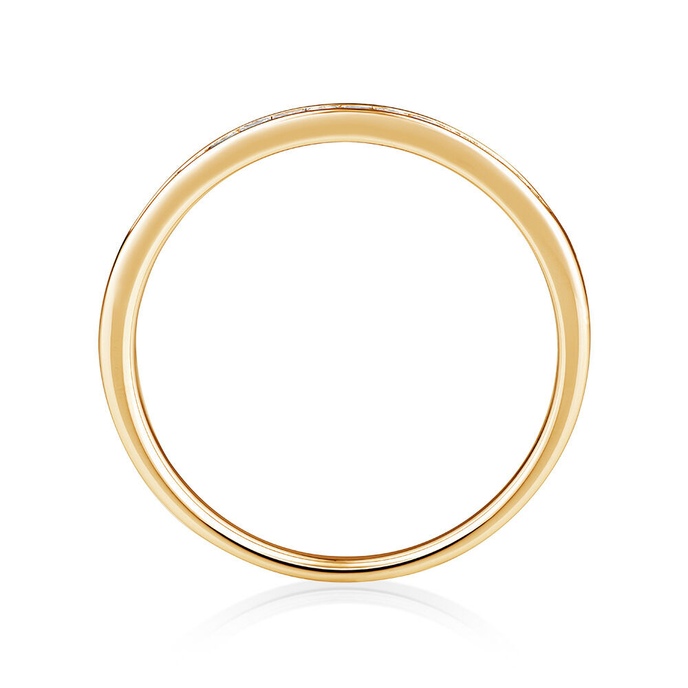 Alliance Evermore avec diamants de 0,25 carat TW en or jaune 14 carats