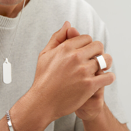 Men’s Signet Ring in Sterling Silver Men’s Signet Ring in Sterling Silver