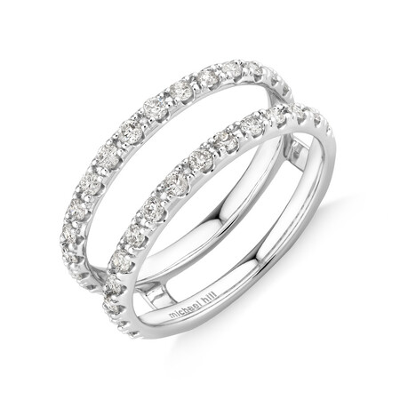 Enhancer Ring with 1/2 Carat TW of Diamonds in 14kt White Gold Enhancer Ring with 1/2 Carat TW of Diamonds in 14kt White Gold