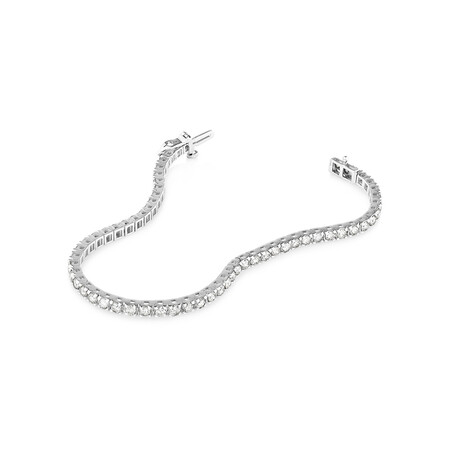 Tennis Bracelet with 5 Carat TW of Diamonds in 10kt White Gold Tennis Bracelet with 5 Carat TW of Diamonds in 10kt White Gold