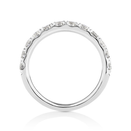 Evermore Wedding Band with 1 Carat TW Diamonds in 14kt White Gold Evermore Wedding Band with 1 Carat TW Diamonds in 14kt White Gold