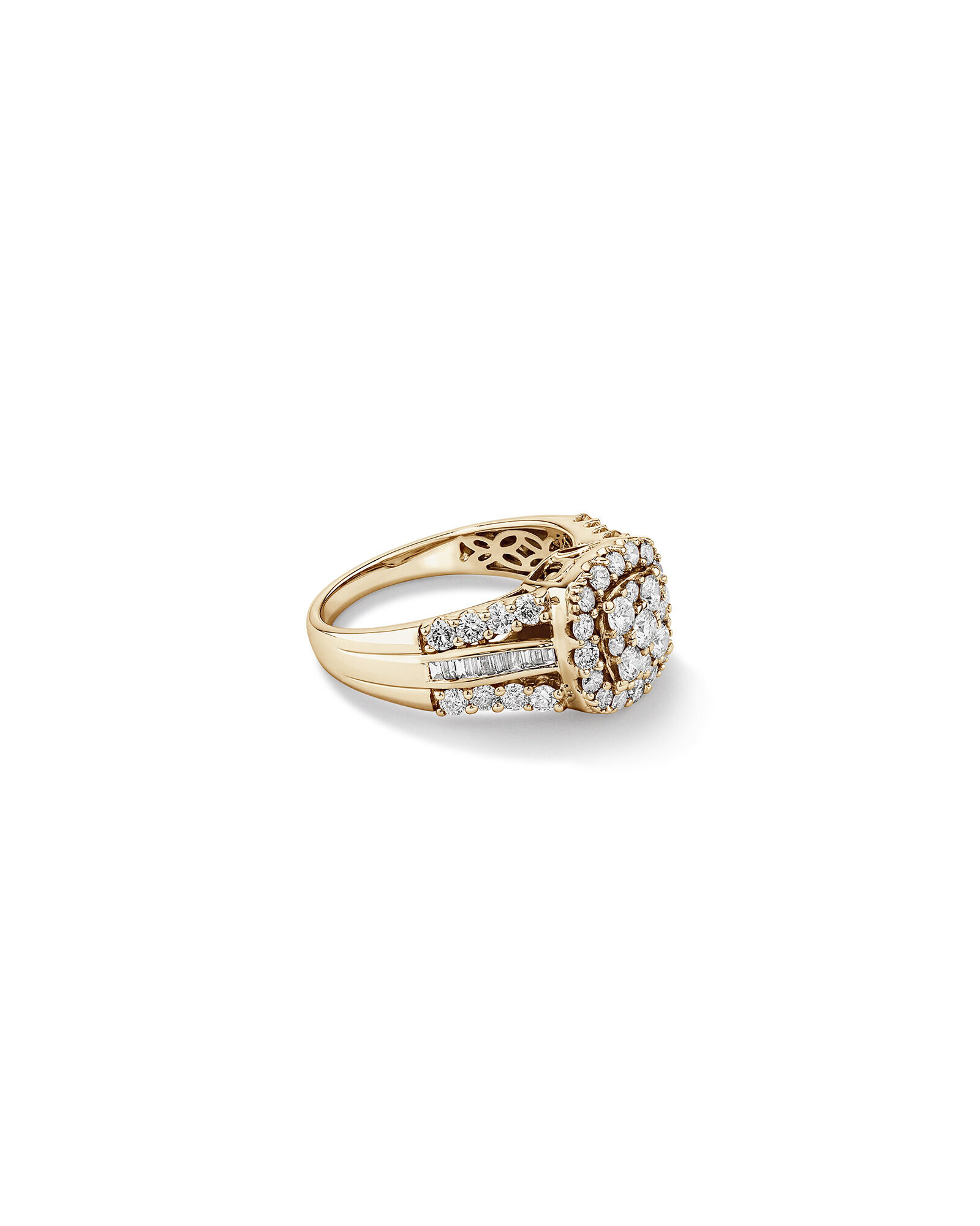 Engagement Ring with 1.50 Carat TW of Diamonds in 14kt Yellow Gold