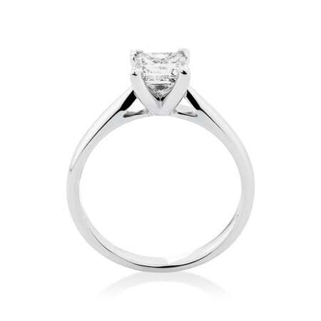 Evermore Engagement Ring with 1 Carat TW Diamond Solitaire in 14kt White Gold Evermore Engagement Ring with 1 Carat TW Diamond Solitaire in 14kt White Gold