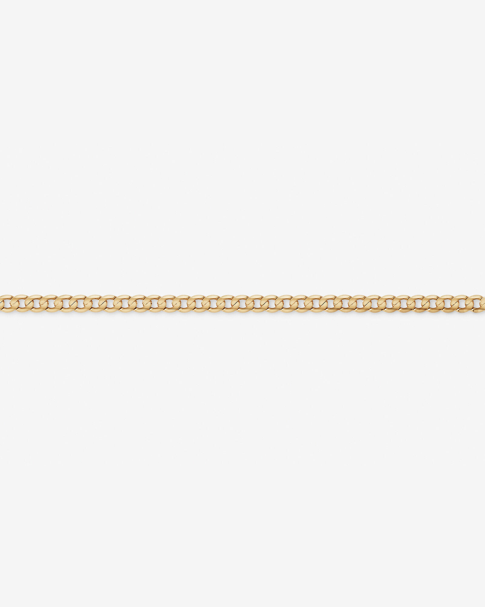 21cm (8.5") 3.75mm Flat Beveled Curb Bracelet in 10kt Yellow Gold