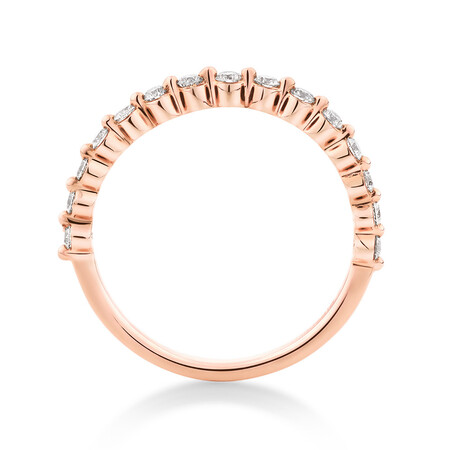 Evermore Wedding Band with 0.34 Carat TW of Diamonds in 10kt Rose Gold Evermore Wedding Band with 0.34 Carat TW of Diamonds in 10kt Rose Gold