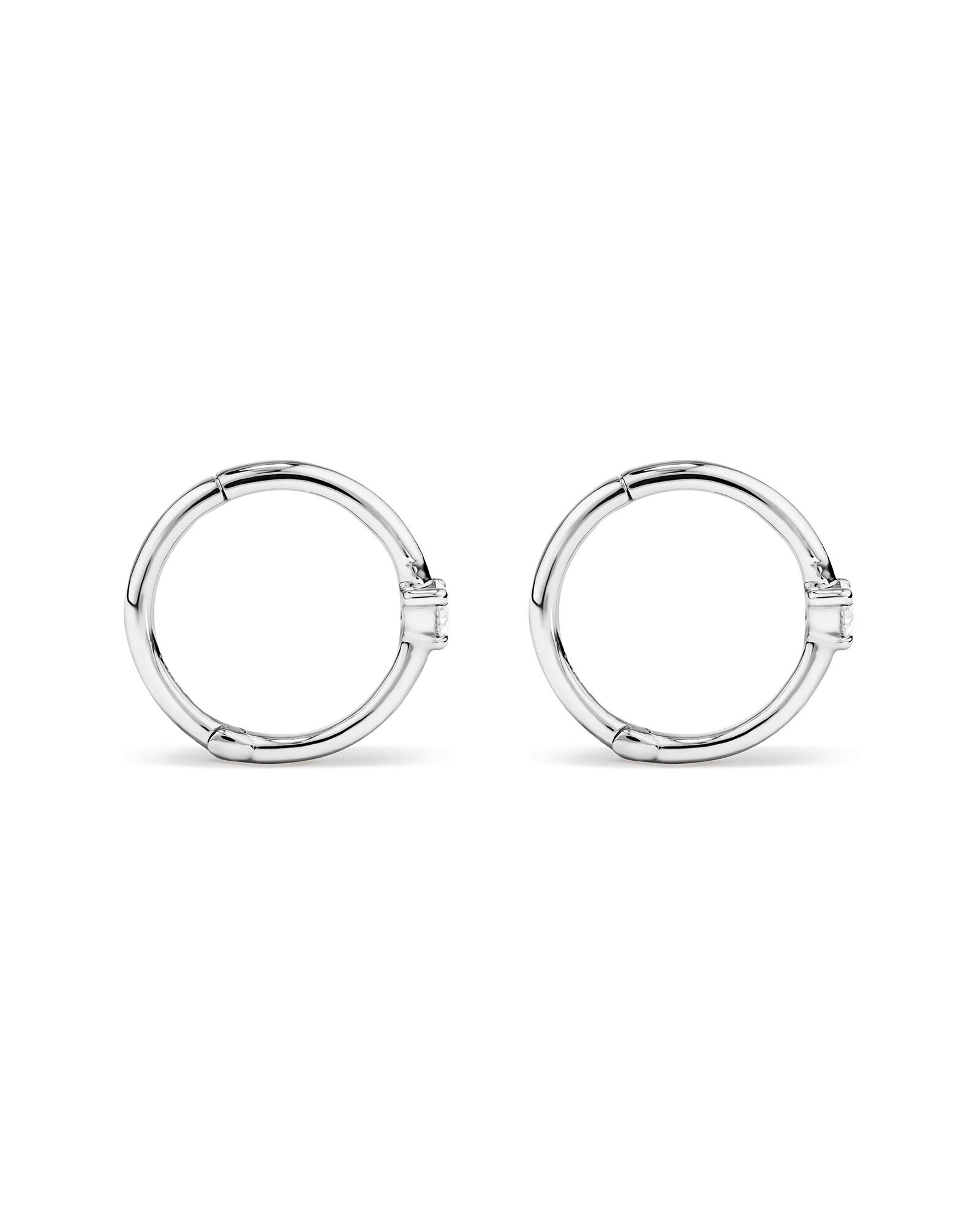 Diamond Accent Sleeper Earrings 10kt White Gold